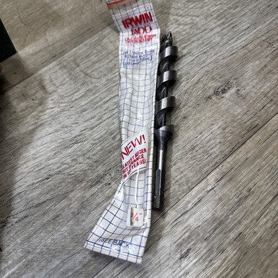 IRWIN TOOLS USA SIZE 3/4'' DUAL-AUGER WOOD DRILL BIT I-100 MADE IN USA
