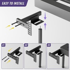 CCJH Adjustable Bed Headboard Wall Mounting Brackets,Footboard Extension Kit