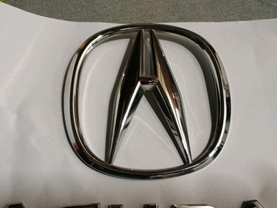 2009-2014 Acura TL Trunk Emblem Logo Badge Letter Set Chrome OEM 2009-2014 Acura TL Trunk Emblem Logo Badge Letter Set Chrome OEM