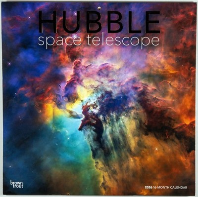 Hubble Space Telescope 2026 Wall Calendar / Brown Trout [Sealed] 12x24 When Open