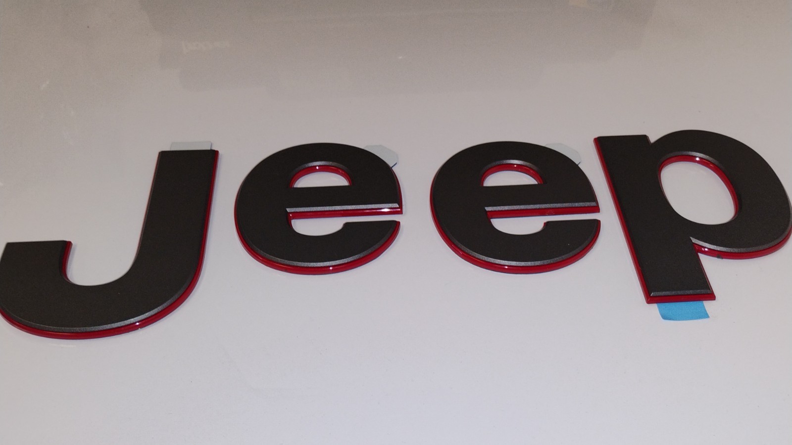 OEM 2020-2025 Jeep Gladiator  Tailgate Letters decals 68531389AA gray