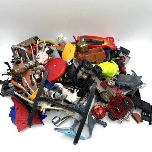 Mixed Action Figure Parts & Accessories Lot Vintage & Modern