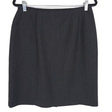 LAUREN RALPH LAUREN 100 WORSTED WOOL Skirt Size 14 USA MADE Vintage