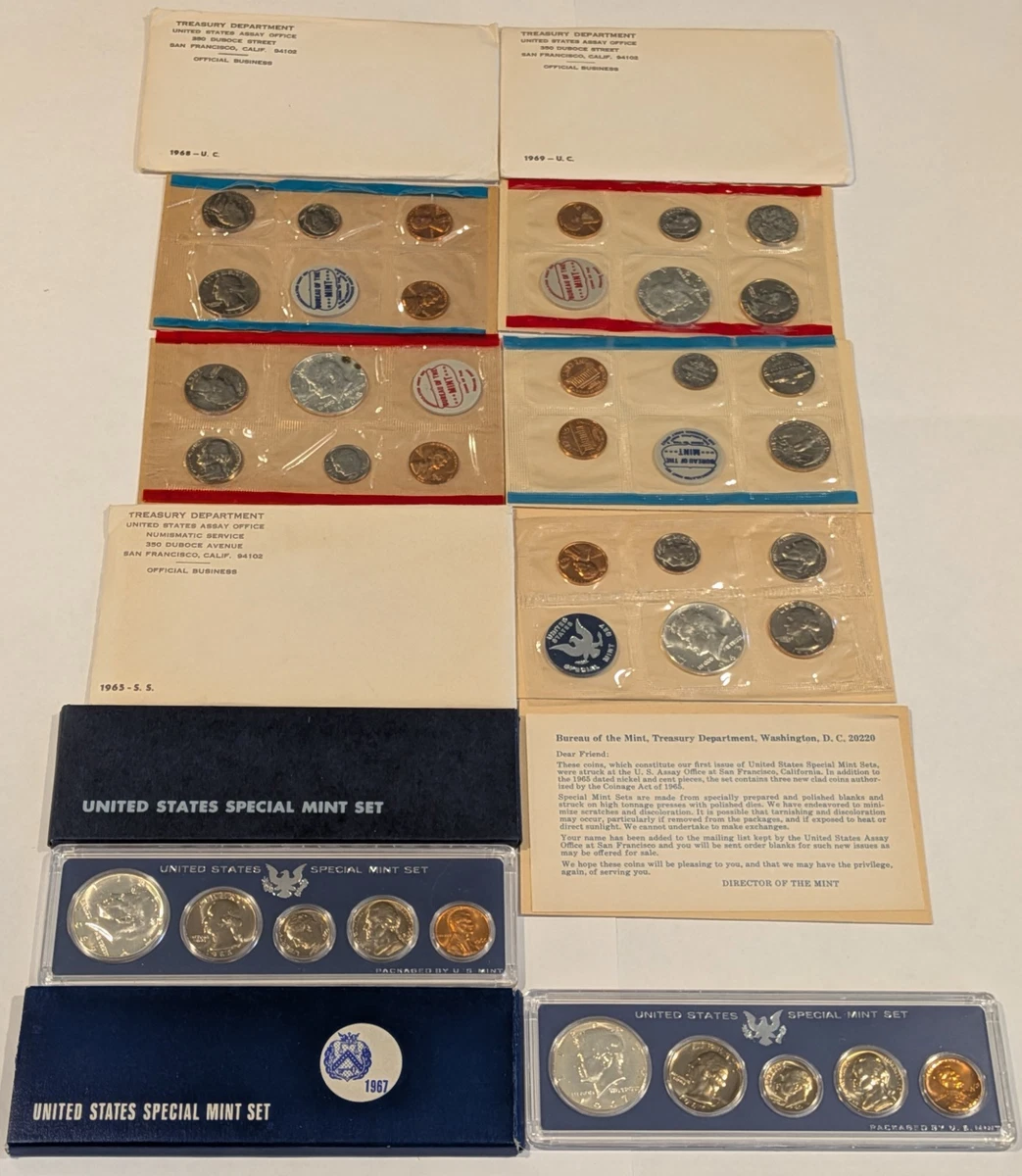 アメリカ ミリタリー　旧紙幣セット 1966 US Coin Mint Sets for sale | eBay
