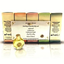 Anointing Oil for Prayer   5x15ml Holy Bottles from Jerusalem   Rose of...