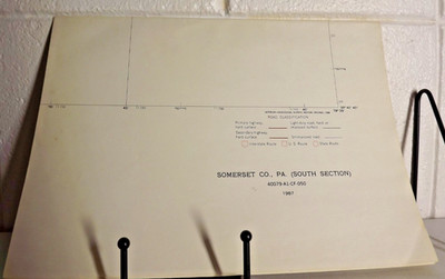 Somerset County (South Sect.), PA - 1987  - Topographic Map  U.S Dept.  Interior