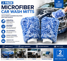 Microfiber Car Wash Mitt X2 Microfiber Car Wash Mitt X2