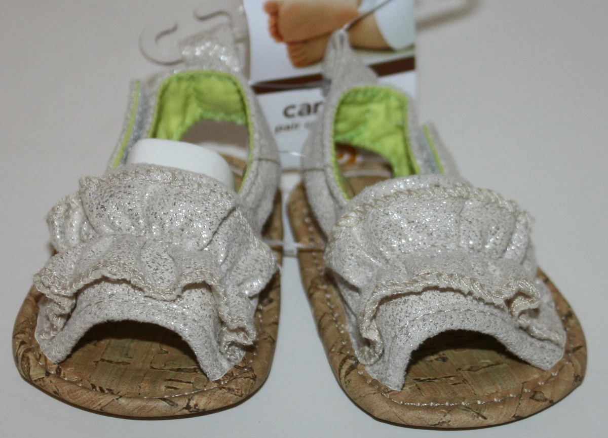 Carter's silver deals shoes