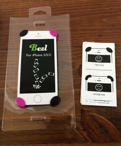 Bezl Minimalistic Case for iPhone 5/5S - 2 Fuchsia 2 Black - Picture 7 of 12