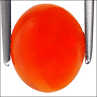  1.45 Ct Natural Ethiopian Orange Opal Gemstone Oval Cabochon Cut — photo 2