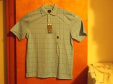 NEW "ARROW" MEN'S "POLO" SHORT SLEEVE ALASKAN BLUE COLOR SHIRT...SIZE..SMALL