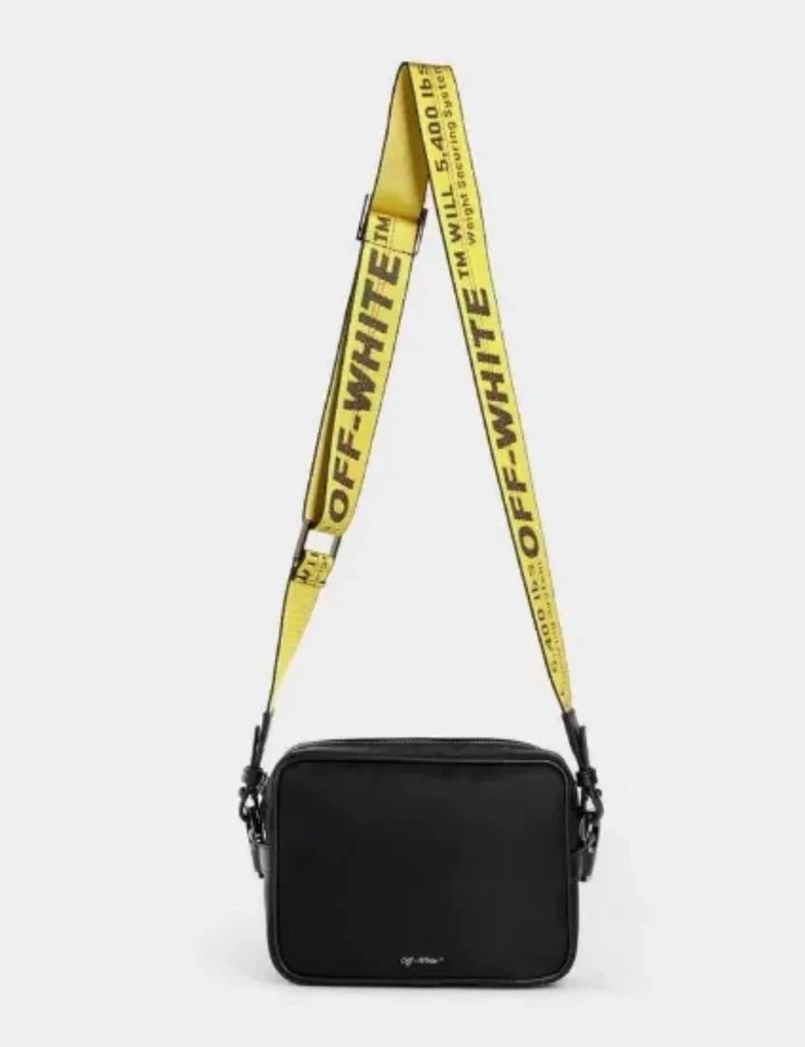 Bolso Bandolera de Hombro Blanco Virgil Abloh Nylon ✅ ENVÍO RÁPIDO Foto 2 de 4