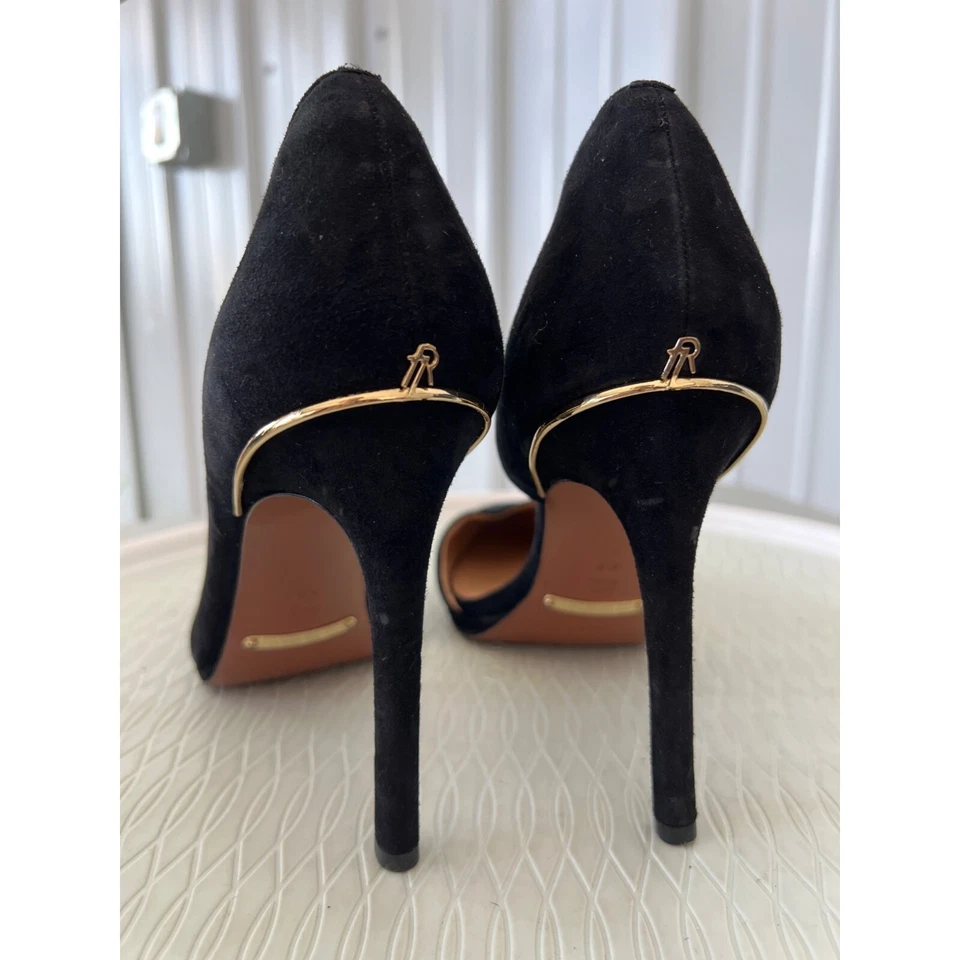 Rachel Zoe D'Orsay Pumps Women 8.5 Stiletto Suede Career Formal Wedding Preppy - Image 4 of 4