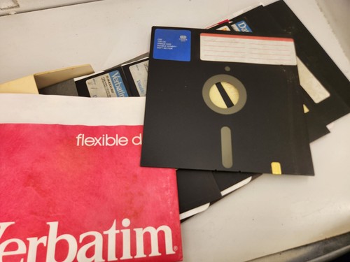 24LOT 8 Inch 8" Floppy Disk Diskettes Vintage 80s Computer Software/Files TDK - Afbeelding 3 van 8
