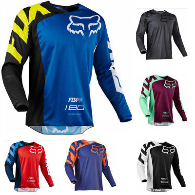 UK Long Sleeve FOX Mens Racing Jerseys 