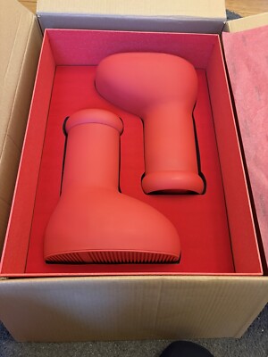 MSCHF Big Red Boots Roter Stiefel 38,5 US 6, neu und OVP, Rechnung vorhanden