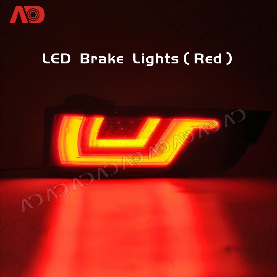 For 2012-2018 Range Rover Evoque Smoked LED Rear Tail Lamp Brake Light Assy 4IN1 - Image 2 of 4