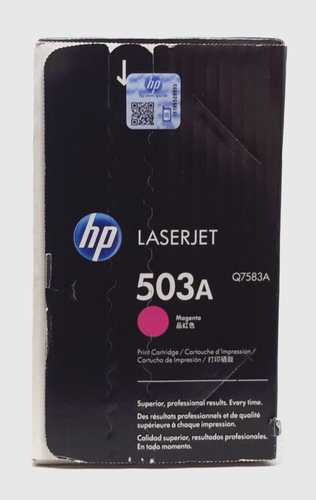 Paquete de cartuchos de impresión de tóner originales HP 503A Q7581A Q7582A Q7583A CMYY - Imagen 11 de 18