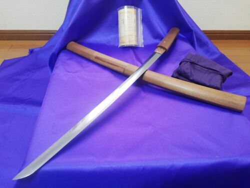 Antique real Japanese Samurai sword Katana Wakizashi signed Seki Kanekado #331
