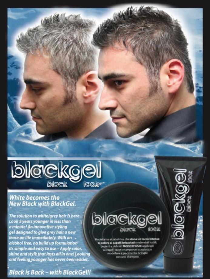 MAEKO BLACKGEL Black Gel Black Look Hair tub 300ml 8033011660378 | eBay