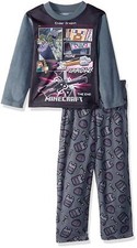 Minecraft 2 PC Long Sleeve Pajama Set Boy Size 8 