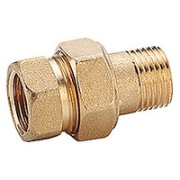 "Giacomini Radiatorverschraubung 3/4\" R18 Durchgang Messing"