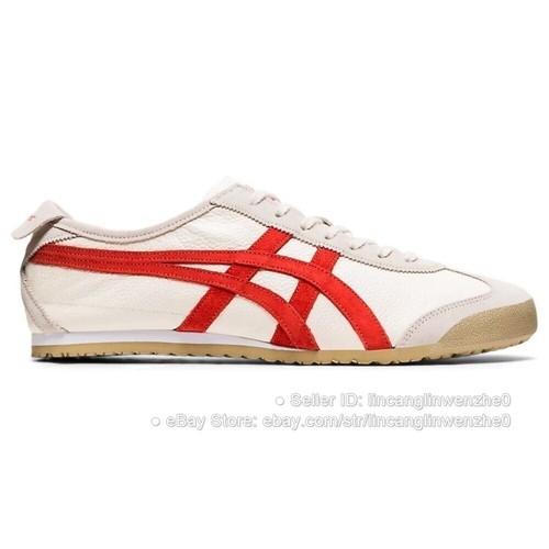 Elegantes Tenis MEXICO 66 Onitsuka Tiger Unisex Zapatos para Correr Abedul/Negro - Imagen 14 de 48
