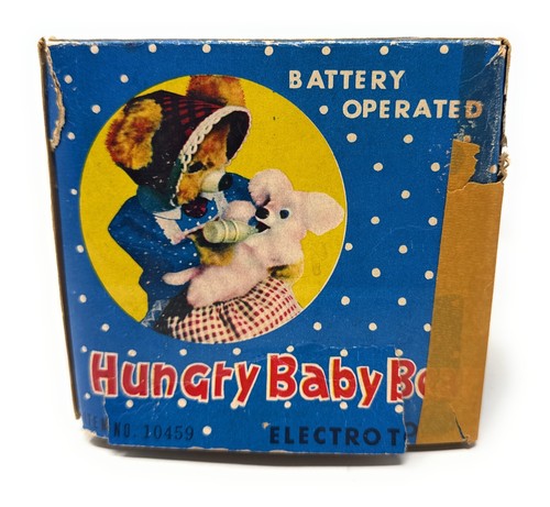Vintage Yonezawa HUNGRY BABY BEAR 50er Jahre Japan funktioniert nicht - Bild 6 von 6