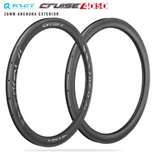 700C Carbon Fiber V Brake 40mm 50mm Clincher Bicycle Rim Tubeless Road Rims Pair