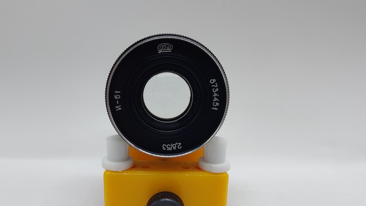 Vintage USSR Soviet ZEBRA Fed Industar 61 f2.8/53mm Camera