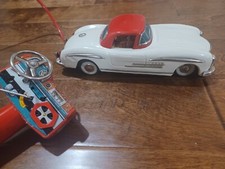 Tin toy Nomura Mercedes Benz 350 sl Tin BO Made Japan Tin Toy lot cragstan