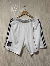 GERMANY 2010 AWAY FOOTBALL SOCCER SHORTS ADIDAS P41456 sz XL MEN WHITE