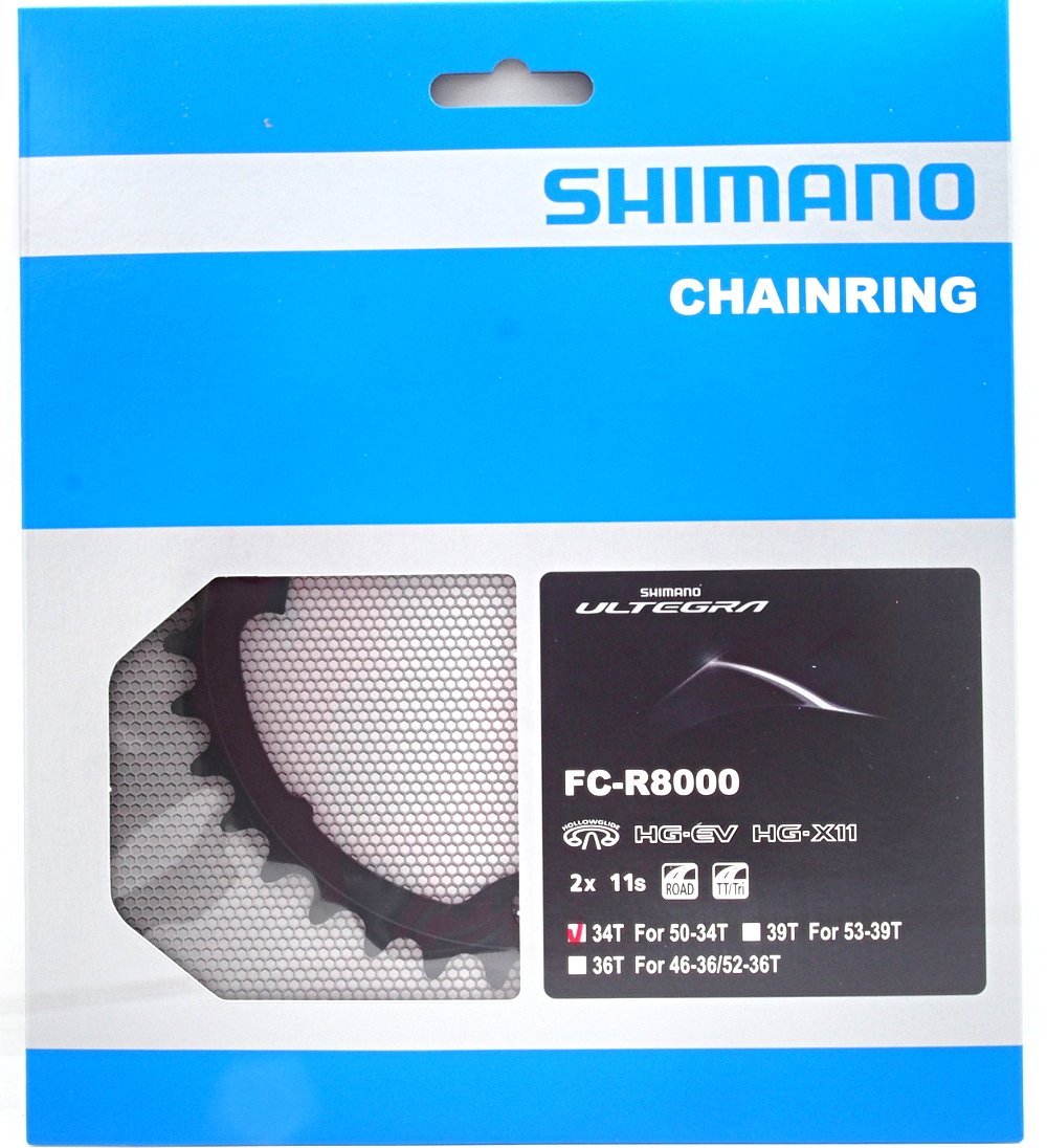 シマノ チェーンリング ULTEGRA FC-R8000 11s 50-34t シマノ) FC-R8000 ULTEGRAチェーンリング アウター50T 11速用