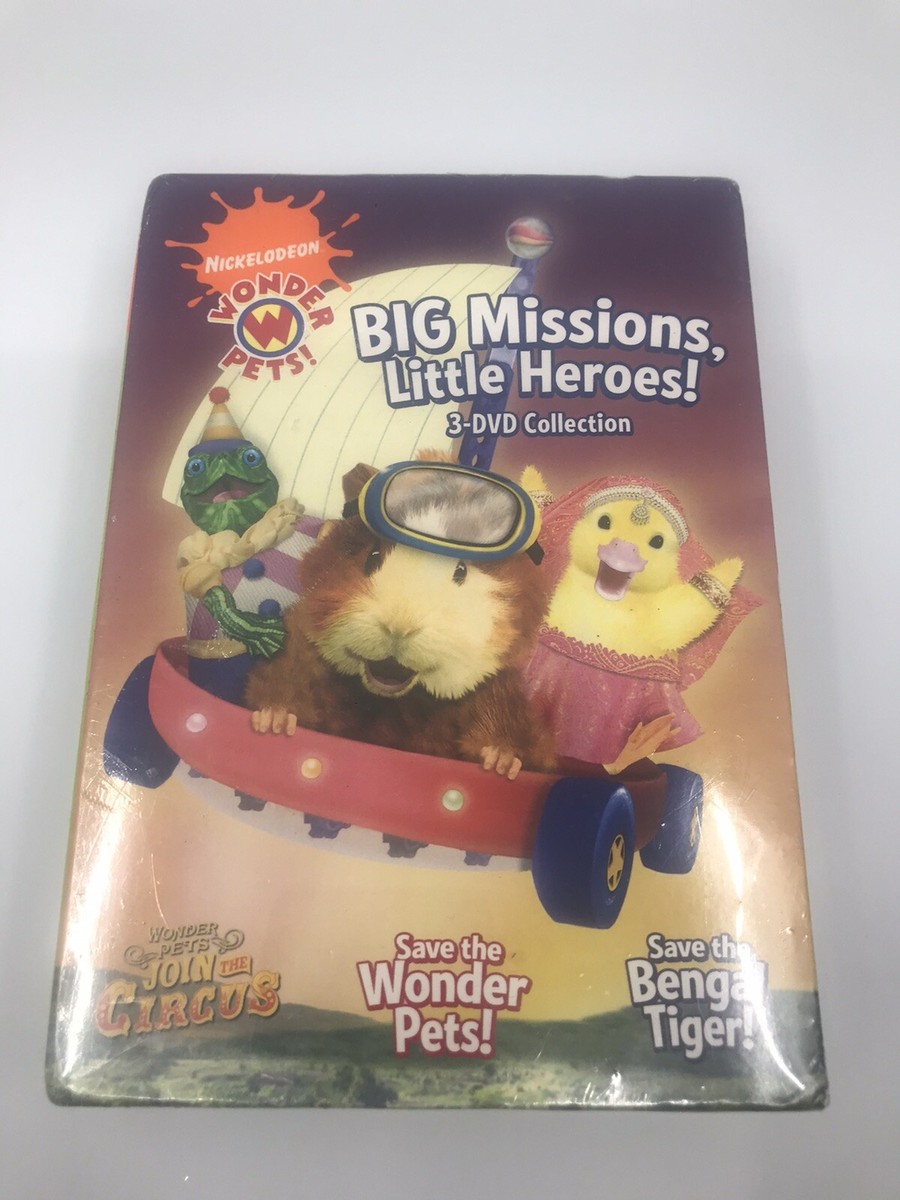 その他 Big Missions Little Heroes: 3 DVD Collection [Import] 2mvetro Wonder Pets - Big Missions, Little Heroes (DVD, 2009, 3-Disc