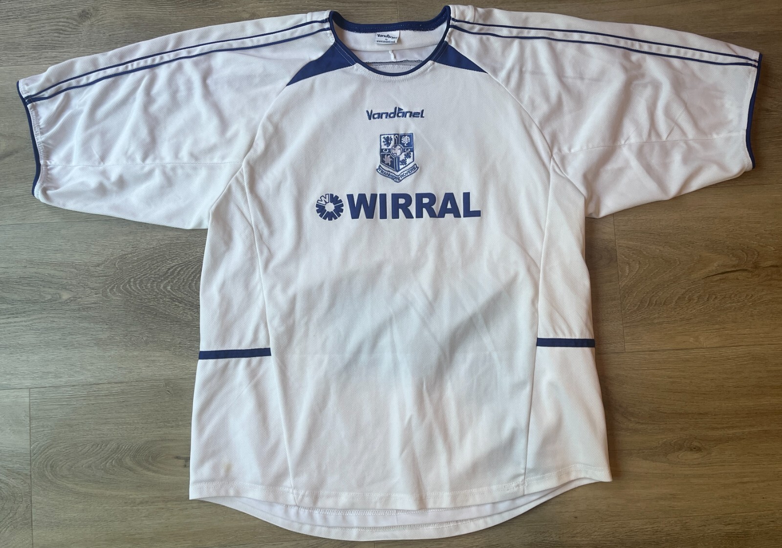 Vintage 2004-05 Tranmere Rovers Jersey Home Football Jersey Vandanel Men Size XL