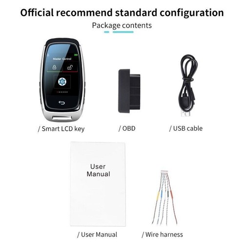 Easy Install Black Car Smart Remote Key LCD Screen For Car With Engine Start - Picture 4 of 11
