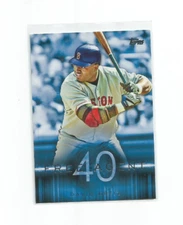DAVID ORTIZ (Boston Red Sox) 2015 TOPPS FREE AGENT 40 INSERT CARD #F40-6