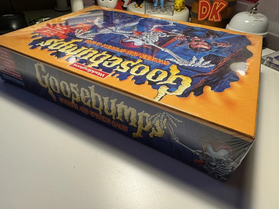 Goosebumps Shrieks And Spiders Game Waddingtons  Vintage 1996 New and Sealed - Image 3 of 4