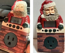 Santa's Power Digital Electronic 7 Day Timer Back-Up Battery Christmas Tree