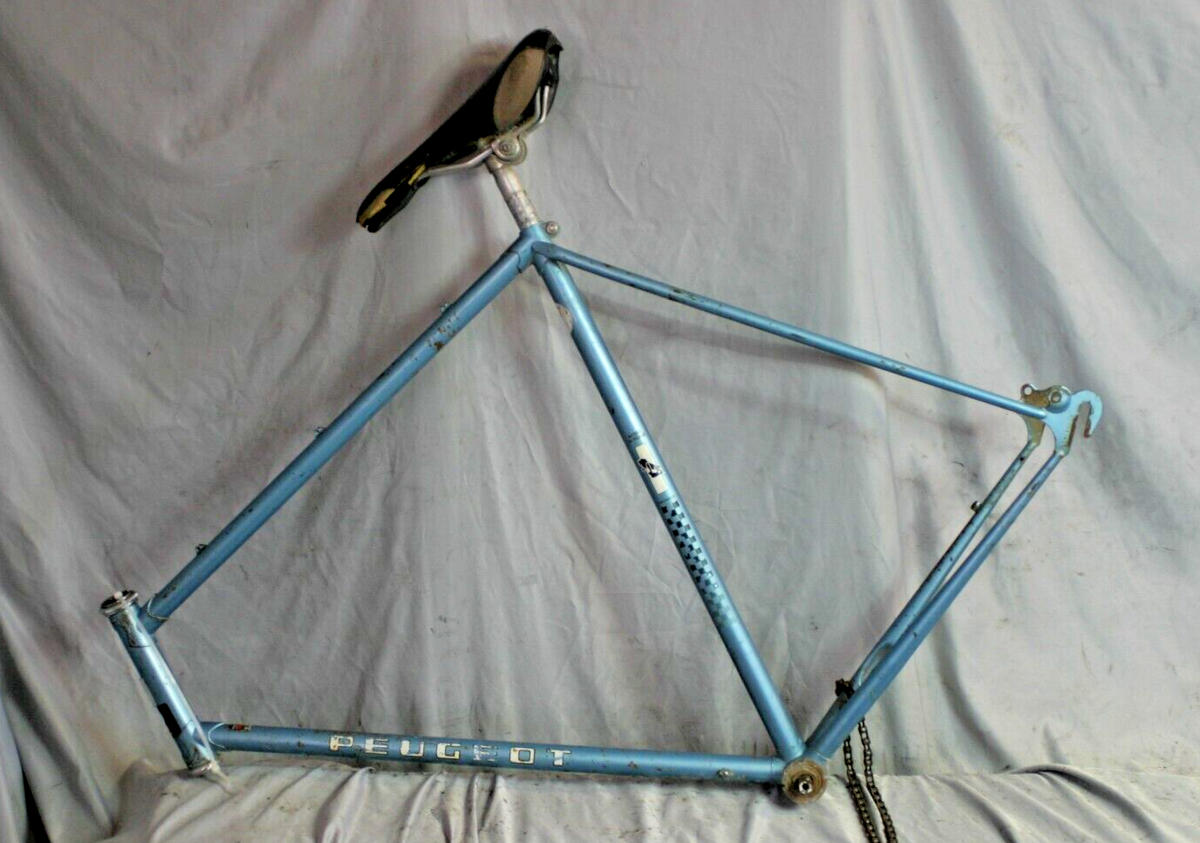 1987 Peugeot Vintage Road Bike Frame Set 63cm XX-Large