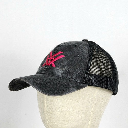 Vortex Optics Pink Logo on Black Camo Snapback by Richardson Hat - Slight Wear - Picture 9 of 15