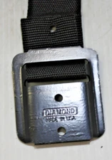 Truck Trailer Overhead Rear Door Pull Down Strap, 32"  w/ Metal Mount