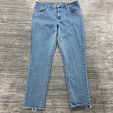 Levi's 721 Jeans Size 32 Womens High Rise Skinny Blue Denim INSEAM MEASURES 27"