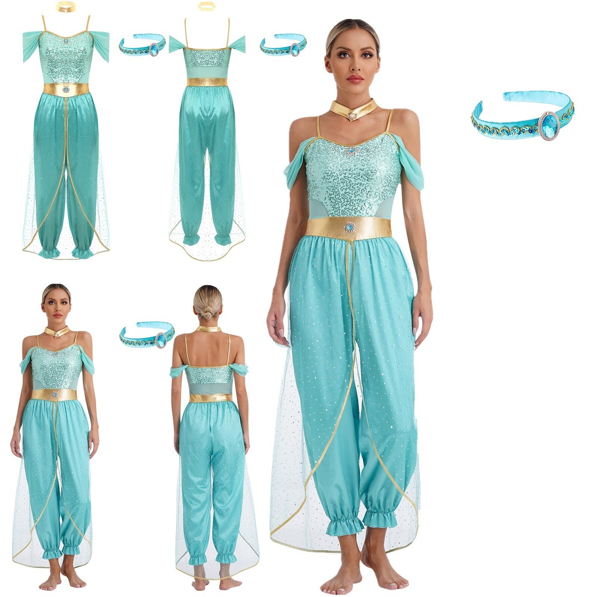 open lace back dress Arabian Princess Set Size 7-8 main image 0