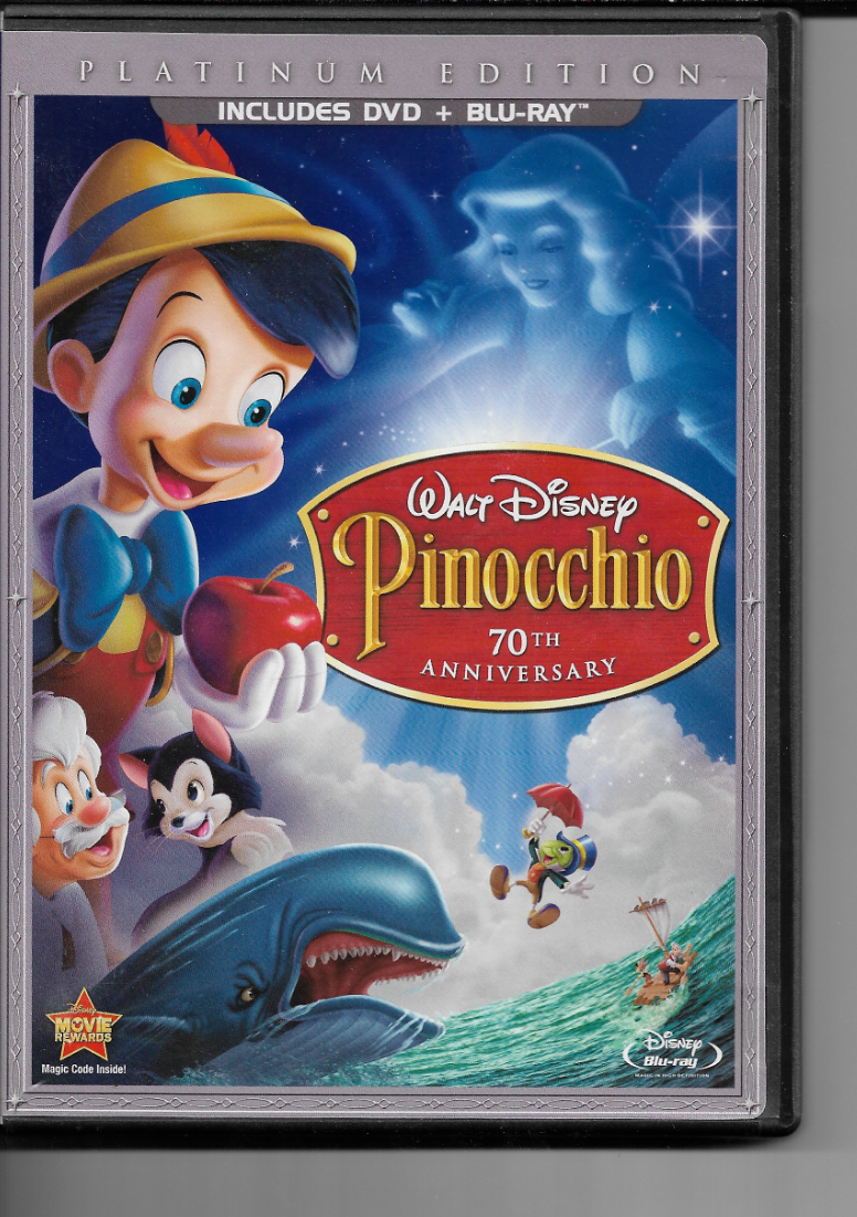 特別出品 入手困難 極レア ピノキオ PINOCCHIO WALT DISNEY Walt Disney Pinocchio Blu-Ray+ DVD Platinum Edition EX con | eBay