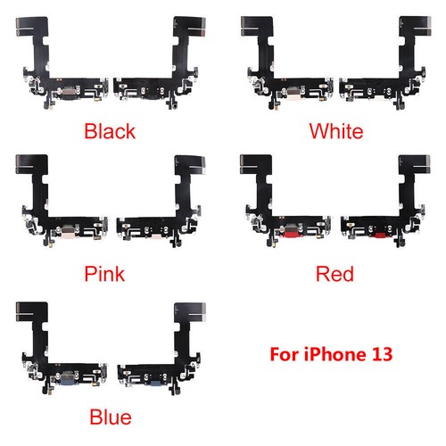 Charger Dock Charging Port Mic Flex Cable For iPhone 11 12 13 14 Pro Max Mini - Zdjęcie 21 z 23
