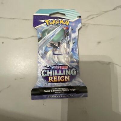ebay chilling reign booster box Amazon.com: Pokemon TCG Sword & Shield Chilling Reign Booster Pack (10  cards) : Toys & Games