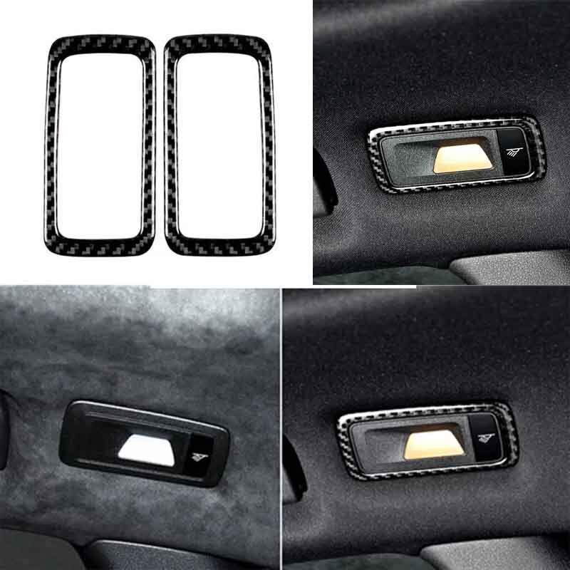 Rear Roof Light Frame Carbon Fiber For Porsche Macan 2014-2019 Trim Cover