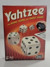 Yahtzee Classic Hasbro Dice Board Fun Game for The Whole Family New Sealed!