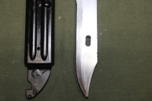 Yugoslavian Multi-Purpose Combat Knife Bayonet & Scabbard Set 7.62x39 5.45x39 A - Picture 7 of 10